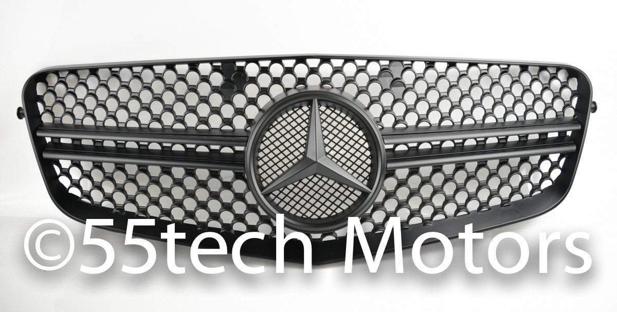 Mercedes Benz W212 E-Class 1 Fin Style Grille - 55tech Motors