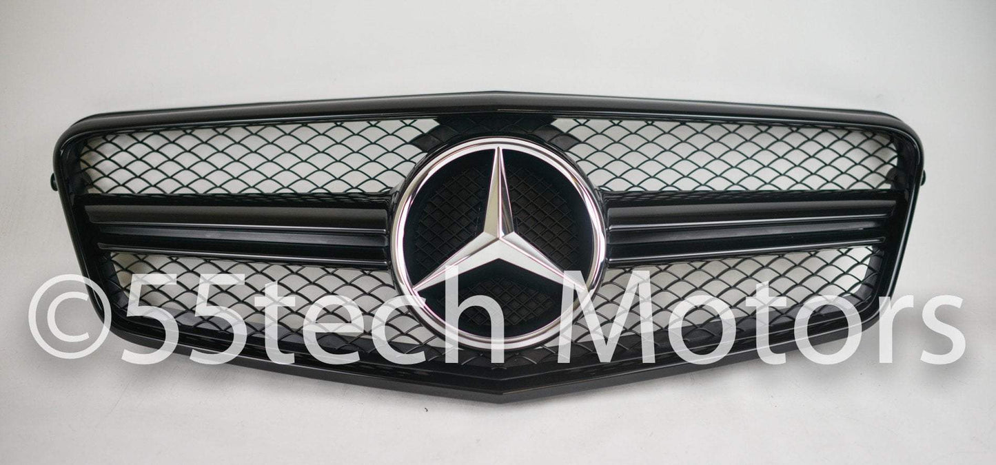 Mercedes Benz W212 E-Class 1 Fin Style Grille - 55tech Motors