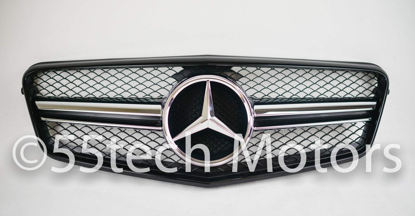 Mercedes Benz W212 E-Class 1 Fin Style Grille - 55tech Motors