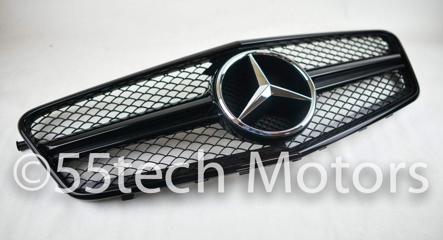 Mercedes Benz W212 E-Class 1 Fin Style Grille - 55tech Motors