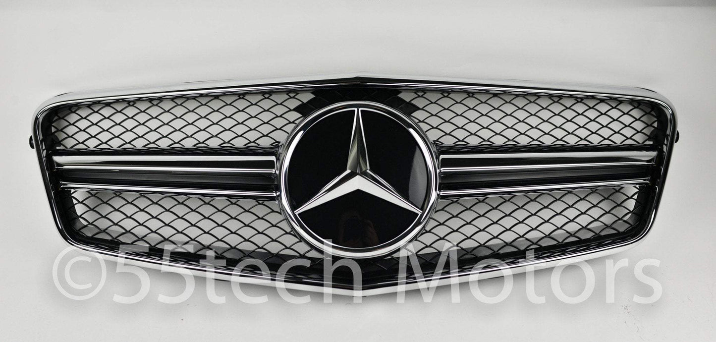 Mercedes Benz W212 E-Class 1 Fin Style Grille - 55tech Motors