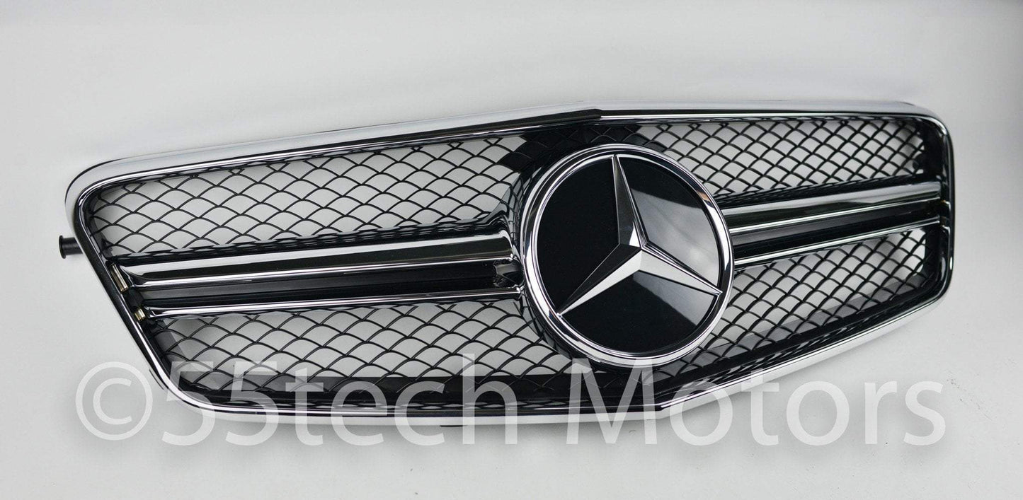 Mercedes Benz W212 E-Class 1 Fin Style Grille - 55tech Motors