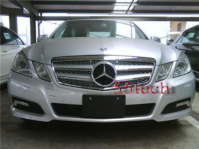 Mercedes Benz W212 E-Class Grille 2 Fin with LED Illuminated Star - 55tech Motors