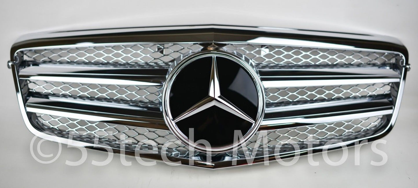 Mercedes Benz W212 E-Class Grille ( FOR DISTRONIC) - 55tech Motors