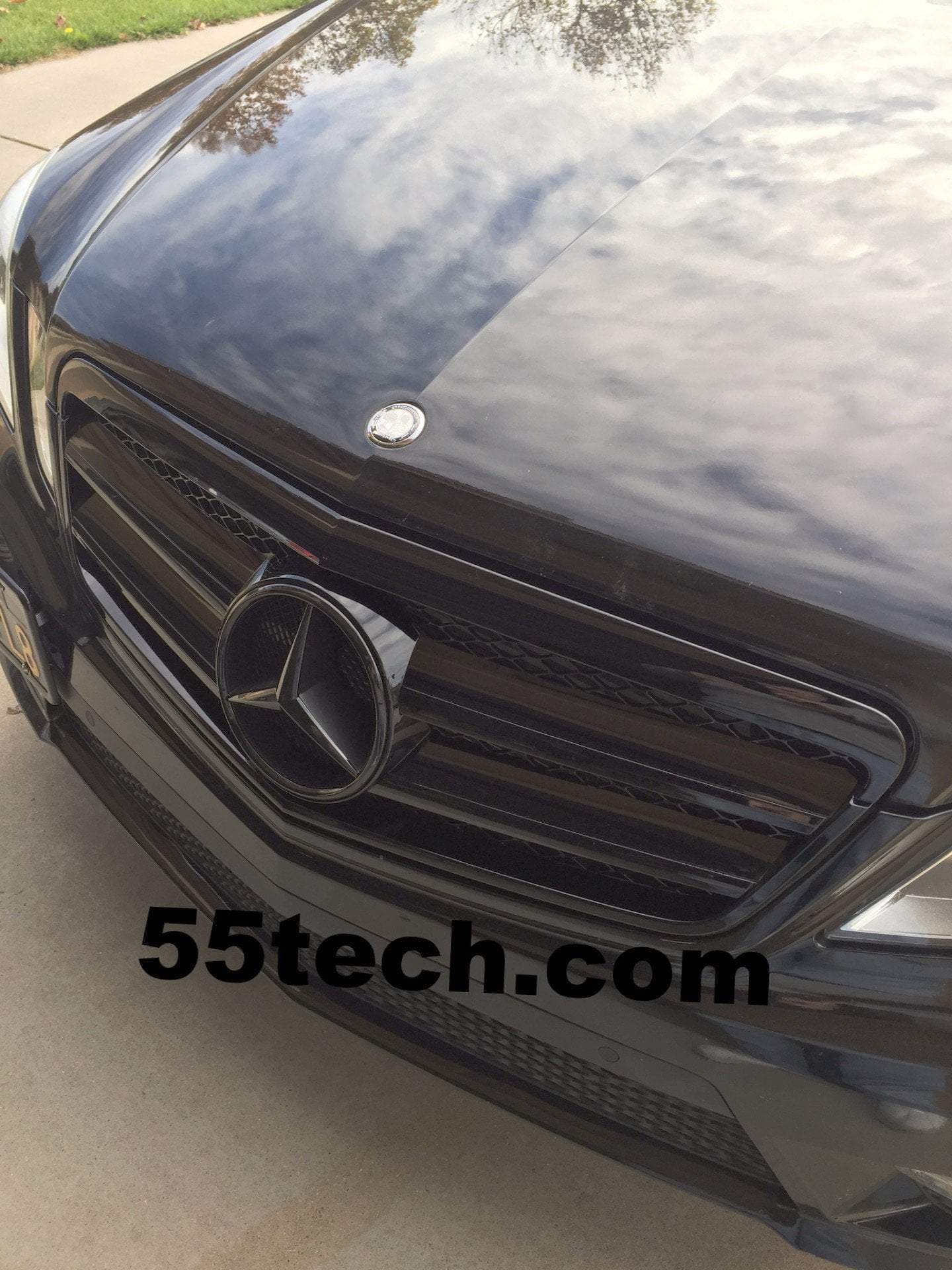 Mercedes Benz W212 E-Class Grille Glossy black grille - 55tech Motors