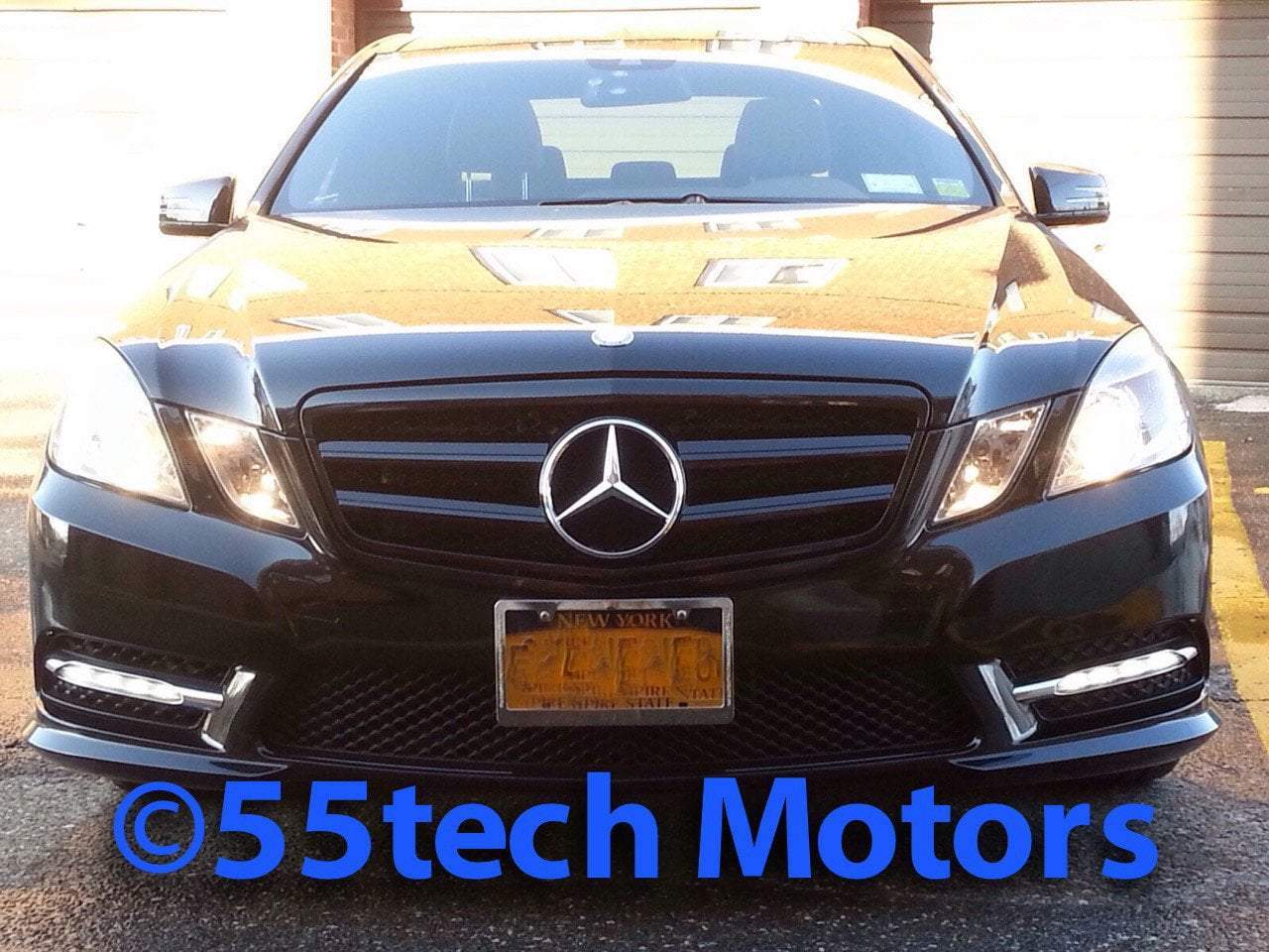 Mercedes Benz W212 E-Class Grille Glossy black grille - 55tech Motors