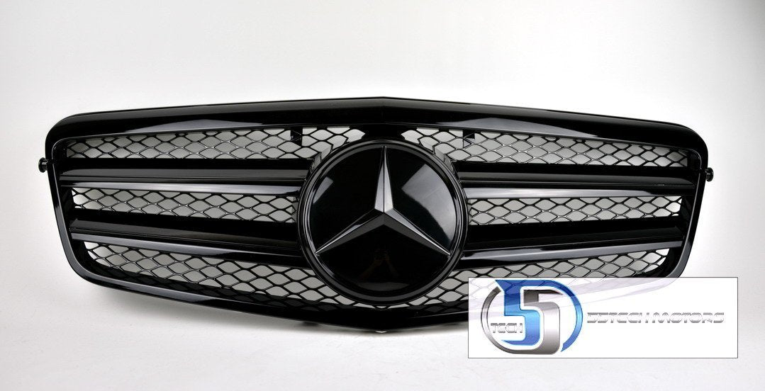 Mercedes Benz W212 E-Class Grille Glossy black grille - 55tech Motors