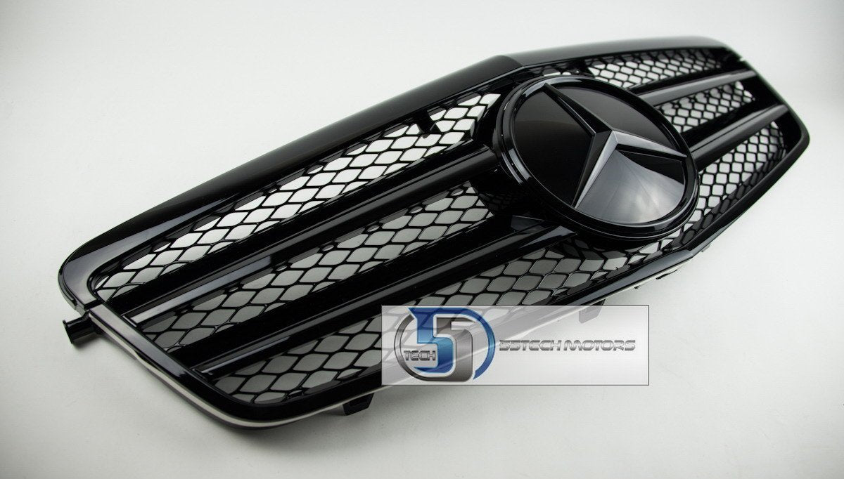 Mercedes Benz W212 E-Class Grille Glossy black grille - 55tech Motors