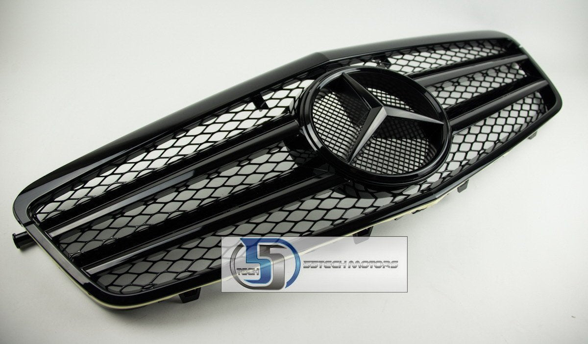 Mercedes Benz W212 E-Class Grille Glossy black grille - 55tech Motors