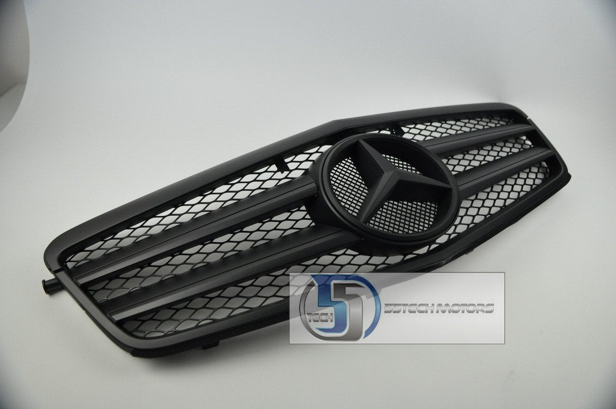 Mercedes Benz W212 E-Class Grille ( Matte Black ) - 55tech Motors