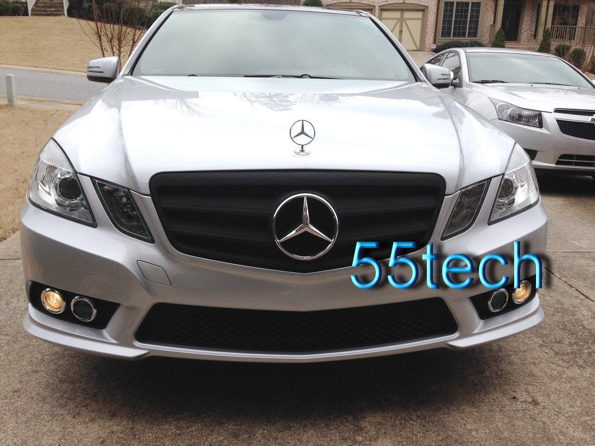 Mercedes Benz W212 E-Class Grille ( Matte Black ) - 55tech Motors