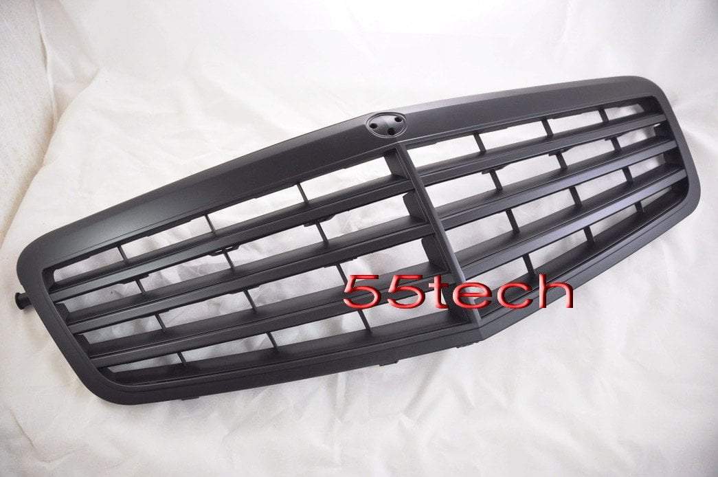 Mercedes Benz W212 E-Class OEM Style Matte Black / Chrome Grill - 55tech Motors