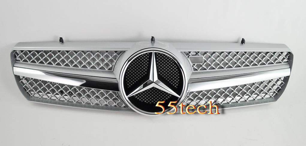 Mercedes Benz W215 2000~2006 CL Class 1 Fin Grille ( No Distronic) - 55tech Motors