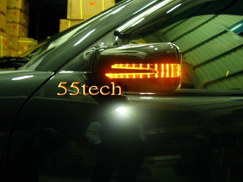 Mercedes Benz W220 2000~2002 S-Class Arrow Style LED Side Mirror Covers - 55tech Motors