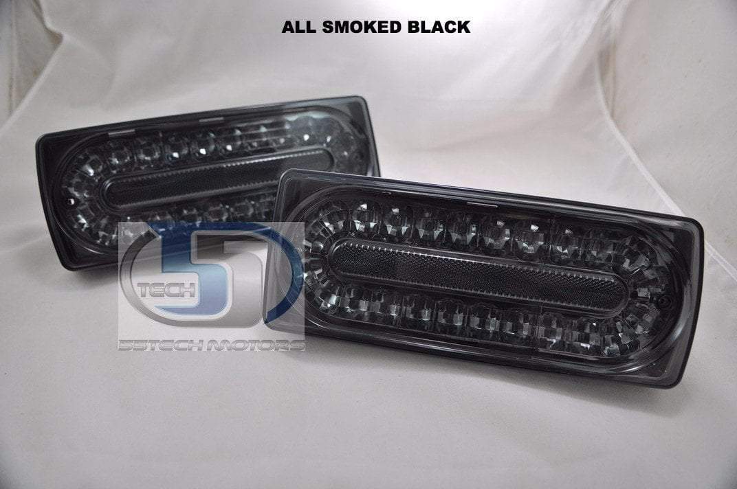 Mercedes Benz W463 G-Class 2010 Style LED Tail Lights covers ( LED) - 55tech Motors