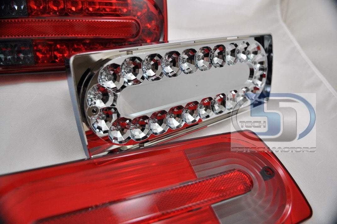 Mercedes Benz W463 G-Class 2010 Style LED Tail Lights covers ( LED) - 55tech Motors