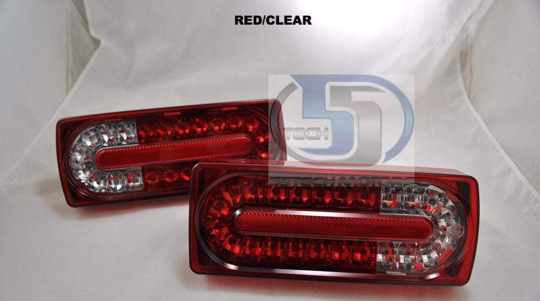 Mercedes Benz W463 G-Class 2010 Style LED Tail Lights covers ( LED) - 55tech Motors