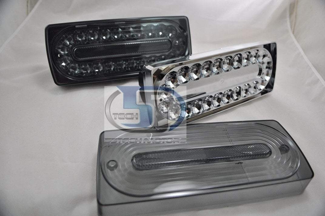 Mercedes Benz W463 G-Class 2010 Style LED Tail Lights covers ( LED) - 55tech Motors