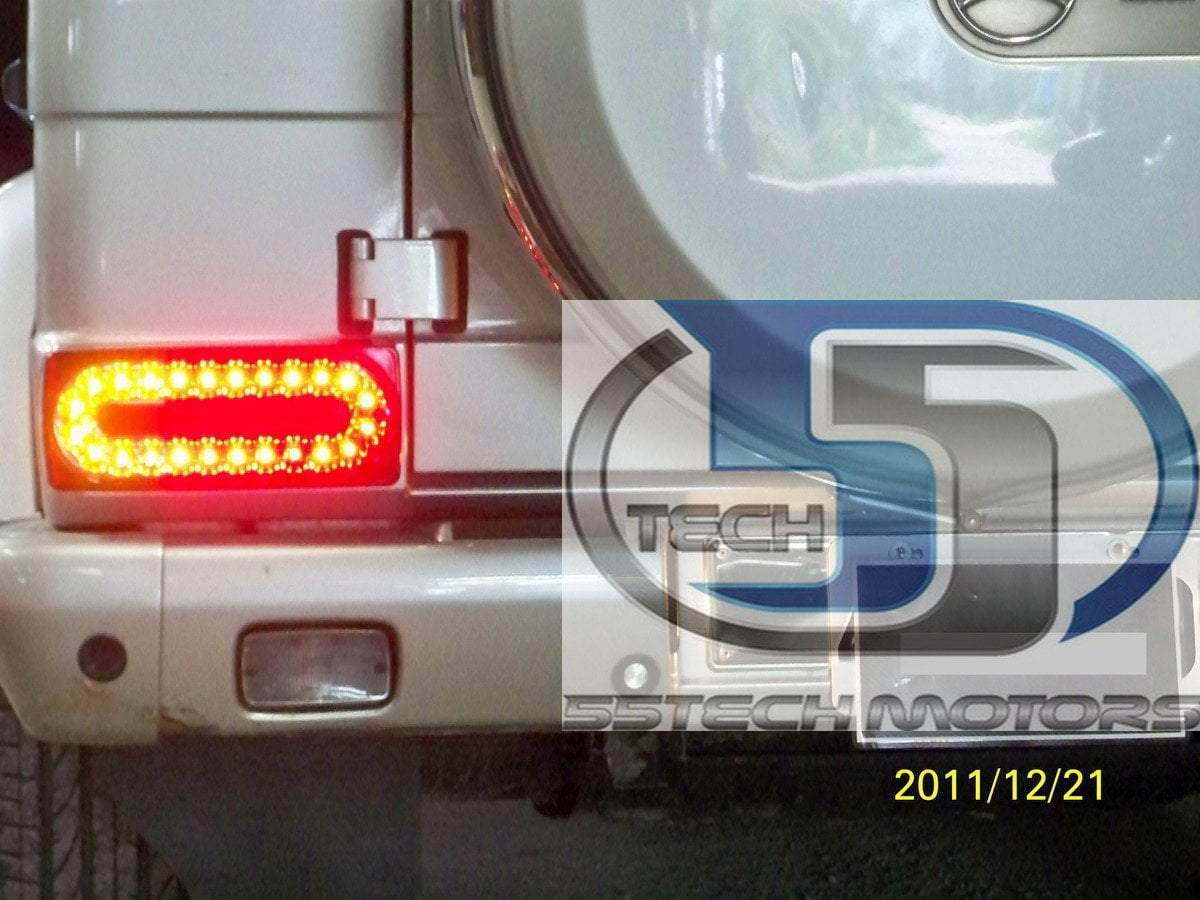 Mercedes Benz W463 G-Class 2010 Style LED Tail Lights covers ( LED) - 55tech Motors