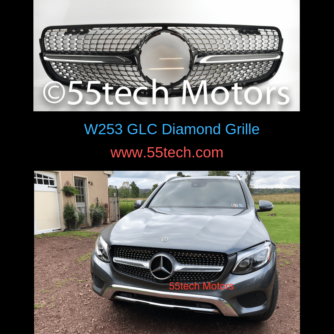 Mercedes GLC 2016-2018 Diamond Style grille - 55tech Motors