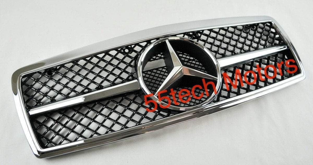 Mercedes W202 1993~2000 C-Class 1 fin Style Grille - 55tech Motors