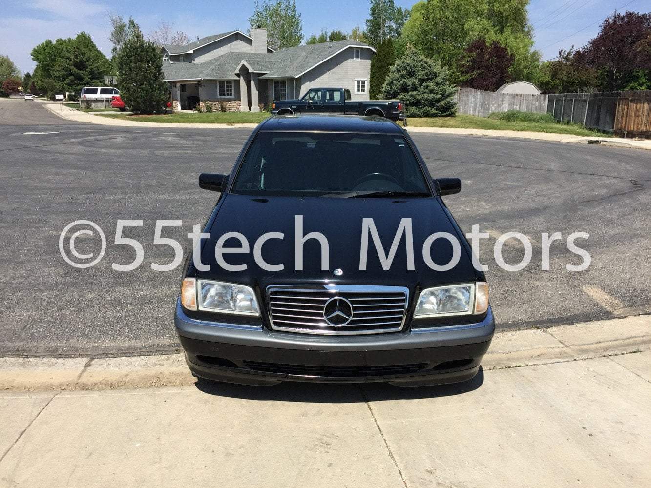 Mercedes W202 1993~2000 C-Class Sports Grille w/ Small Star - 55tech Motors