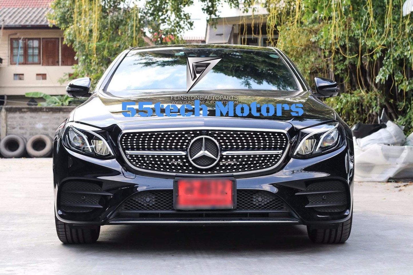 Mercedes W213 E class Diamond Style Grille AMG E400 E550 2016 2017 2018 - 55tech Motors