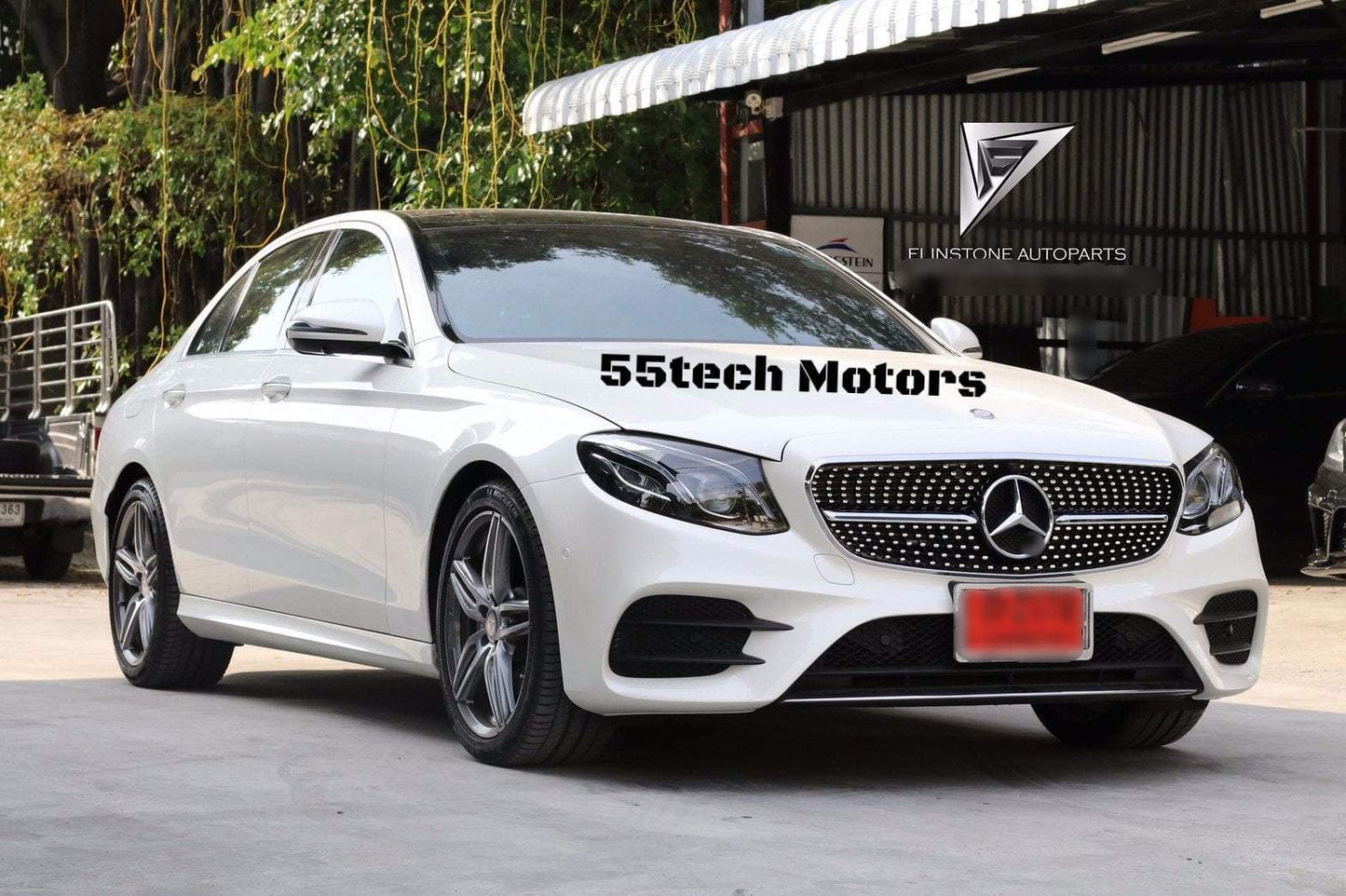 Mercedes W213 E class Diamond Style Grille AMG E400 E550 2016 2017 2018 - 55tech Motors