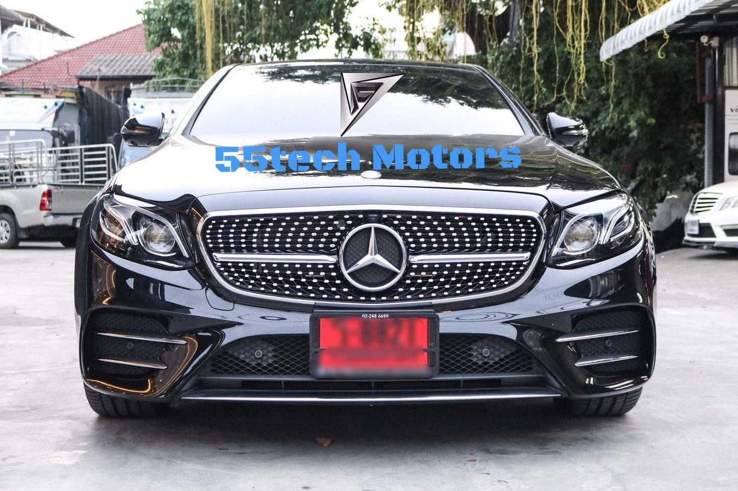 Mercedes W213 E class Diamond Style Grille AMG E400 E550 2016 2017 2018 - 55tech Motors