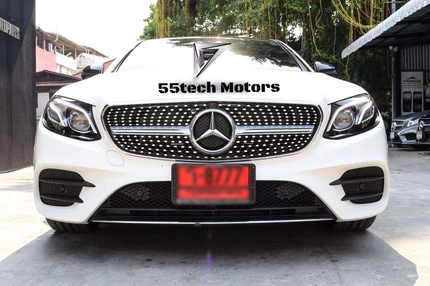 Mercedes W213 E class Diamond Style Grille AMG E400 E550 2016 2017 2018 - 55tech Motors