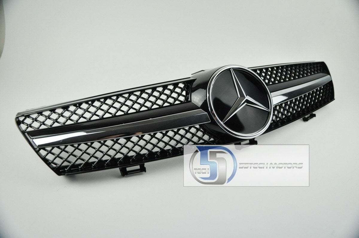 Mercedes W219 CLS 1 Fin Style Grill (Distronic) - 55tech Motors