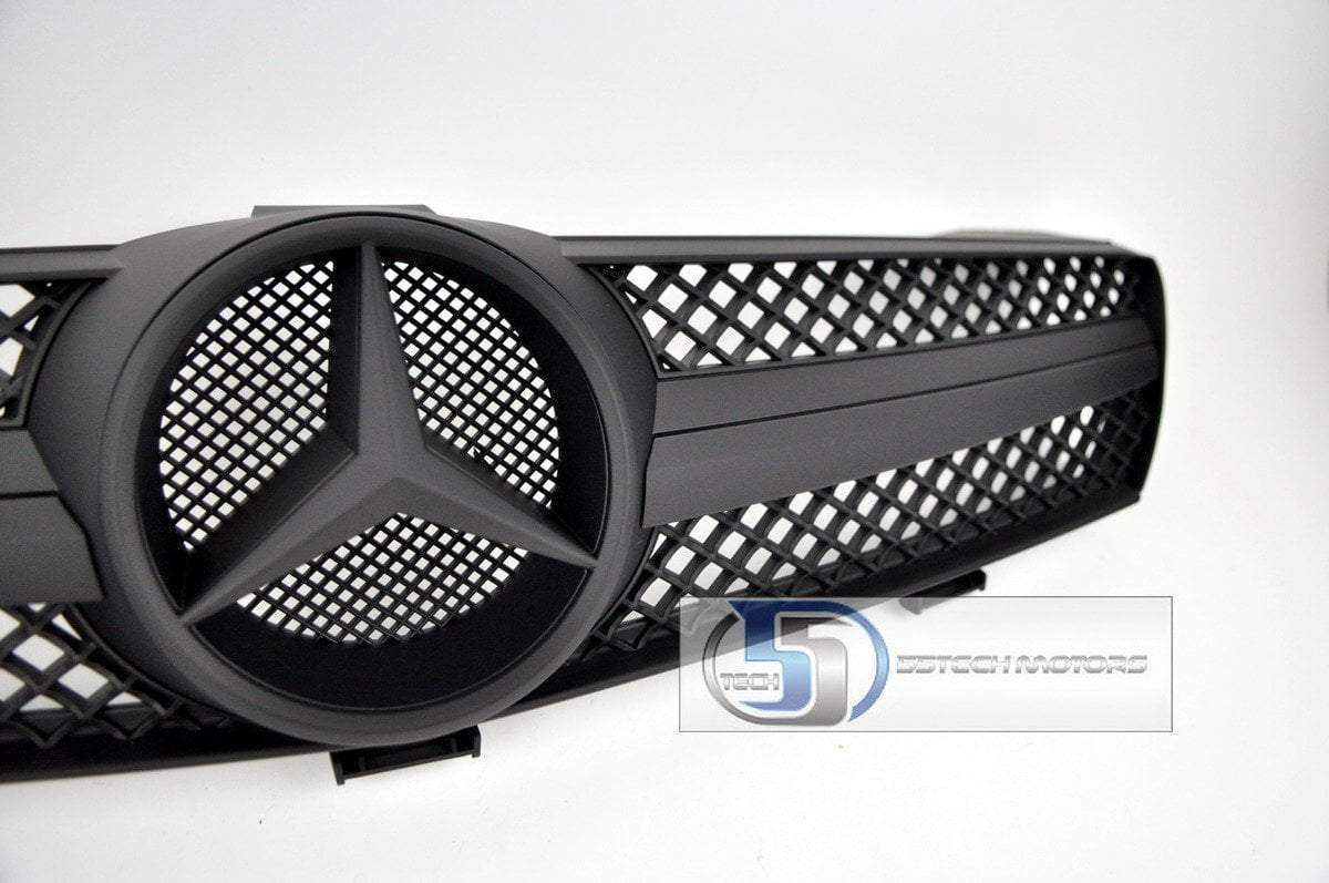 Mercedes W219 CLS 1 Fin Style Grill ( No Distronic) - 55tech Motors