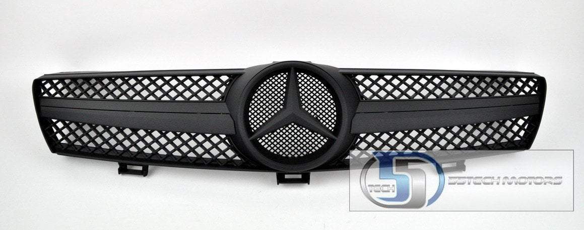 Mercedes W219 CLS 1 Fin Style Grill ( No Distronic) - 55tech Motors