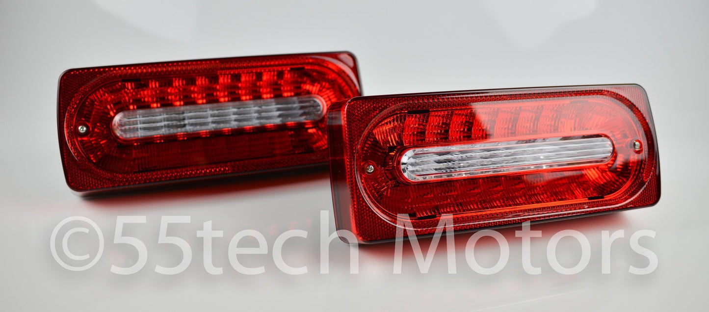 Mercedes W463 G Class LED Tail Light 1986~2016 G550 G500  G350 G63 G55 - 55tech Motors