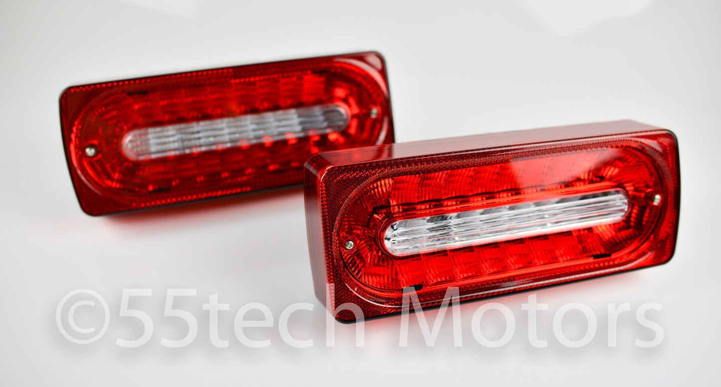 Mercedes W463 G Class LED Tail Light 1986~2016 G550 G500  G350 G63 G55 - 55tech Motors