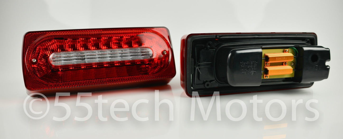 Mercedes W463 G Class LED Tail Light 1986~2016 G550 G500  G350 G63 G55 - 55tech Motors