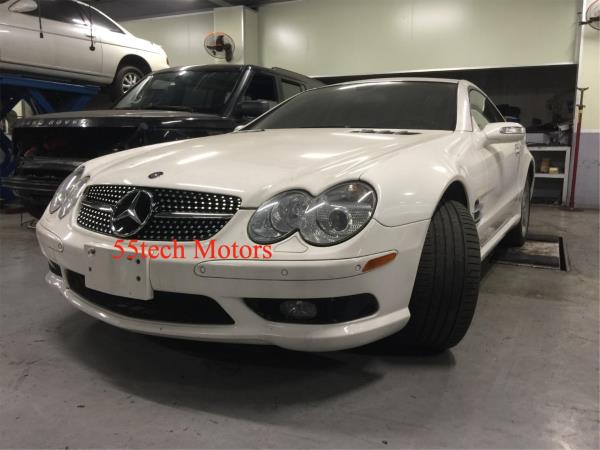 Mercedes R230 Diamond SL500 SL600 Grille Grill  SL Class - 55tech Motors