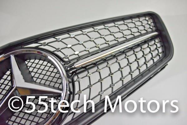 W204 2008-2013 C class Diamond Style grille - 55tech Motors