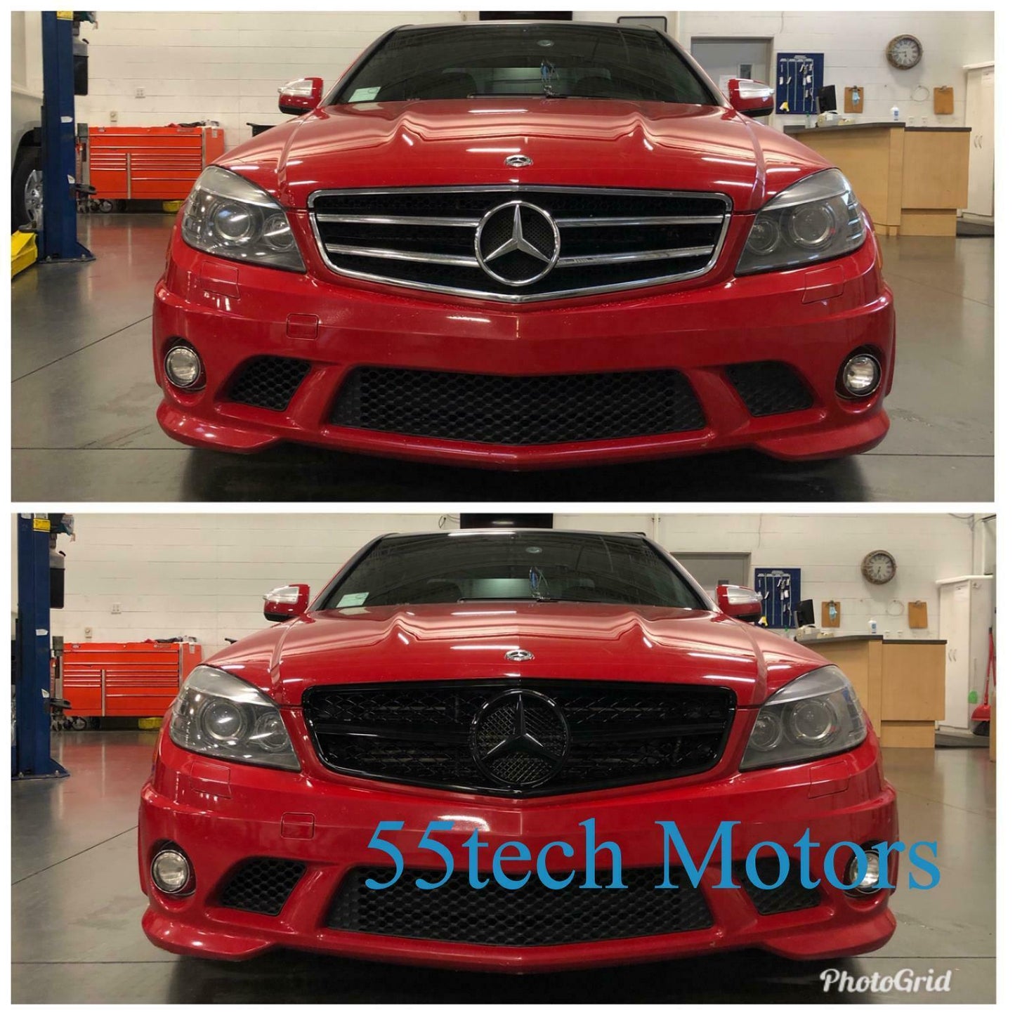 W204 C63 AMG Grille 2008~2011 (C63 AMG ONLY) - 55tech Motors