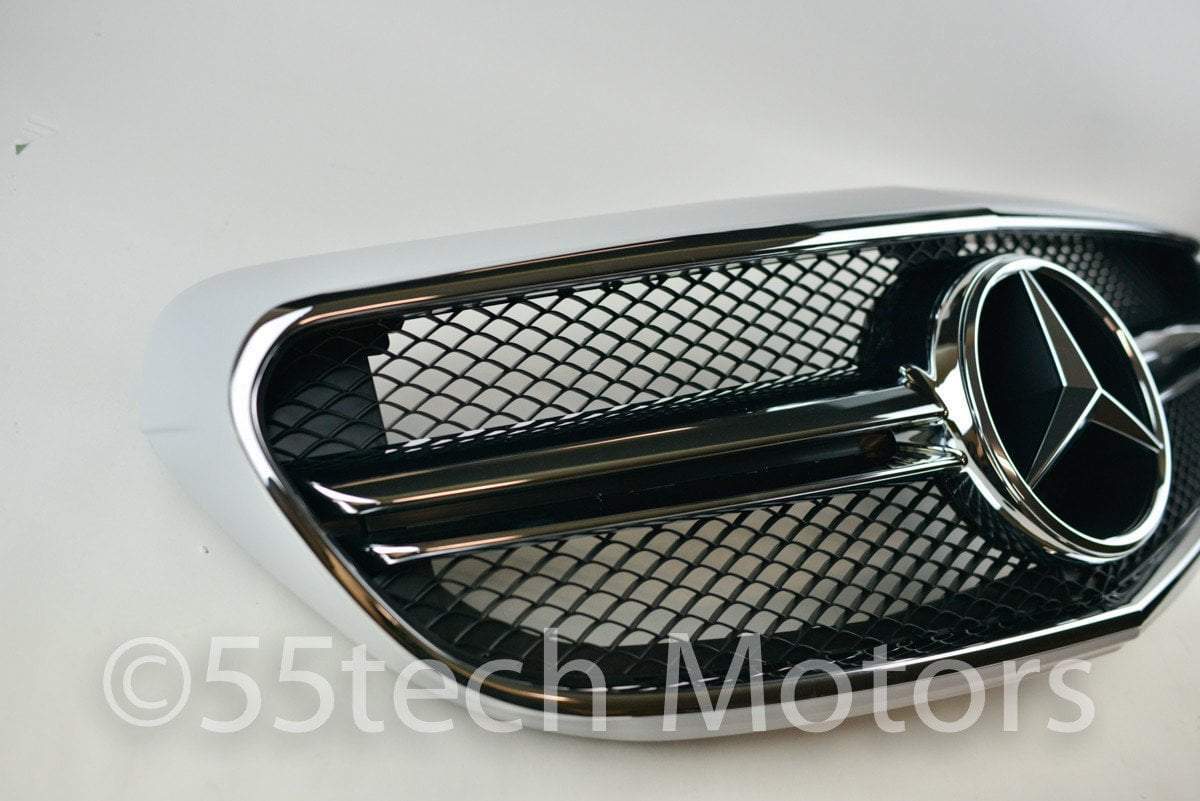 W212 2014~2015 E class E63 AMG Style Grille ( For Luxury model only) - 55tech Motors