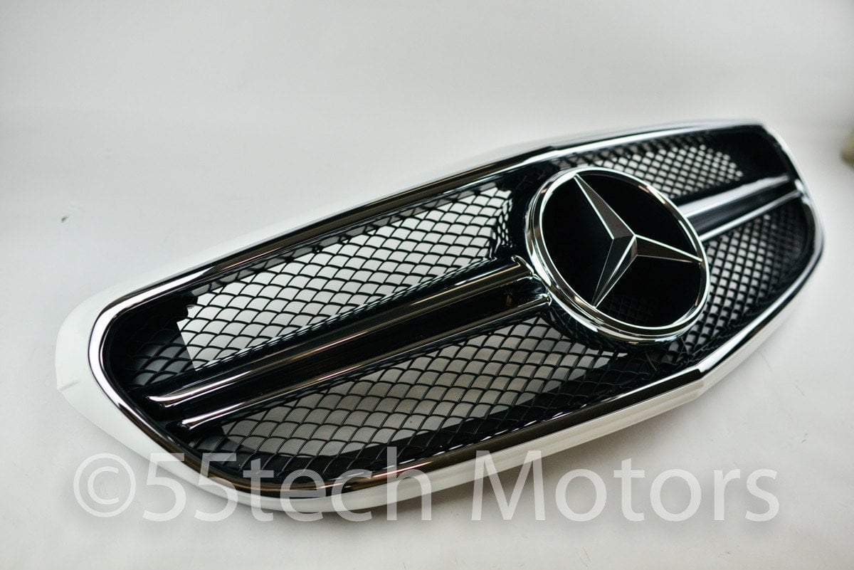 W212 2014~2015 E class E63 AMG Style Grille ( For Luxury model only) - 55tech Motors