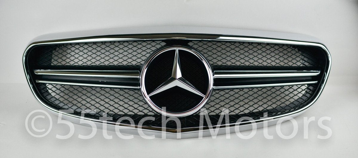 W212 2014~2015 E class E63 AMG Style Grille ( For Luxury model only) - 55tech Motors