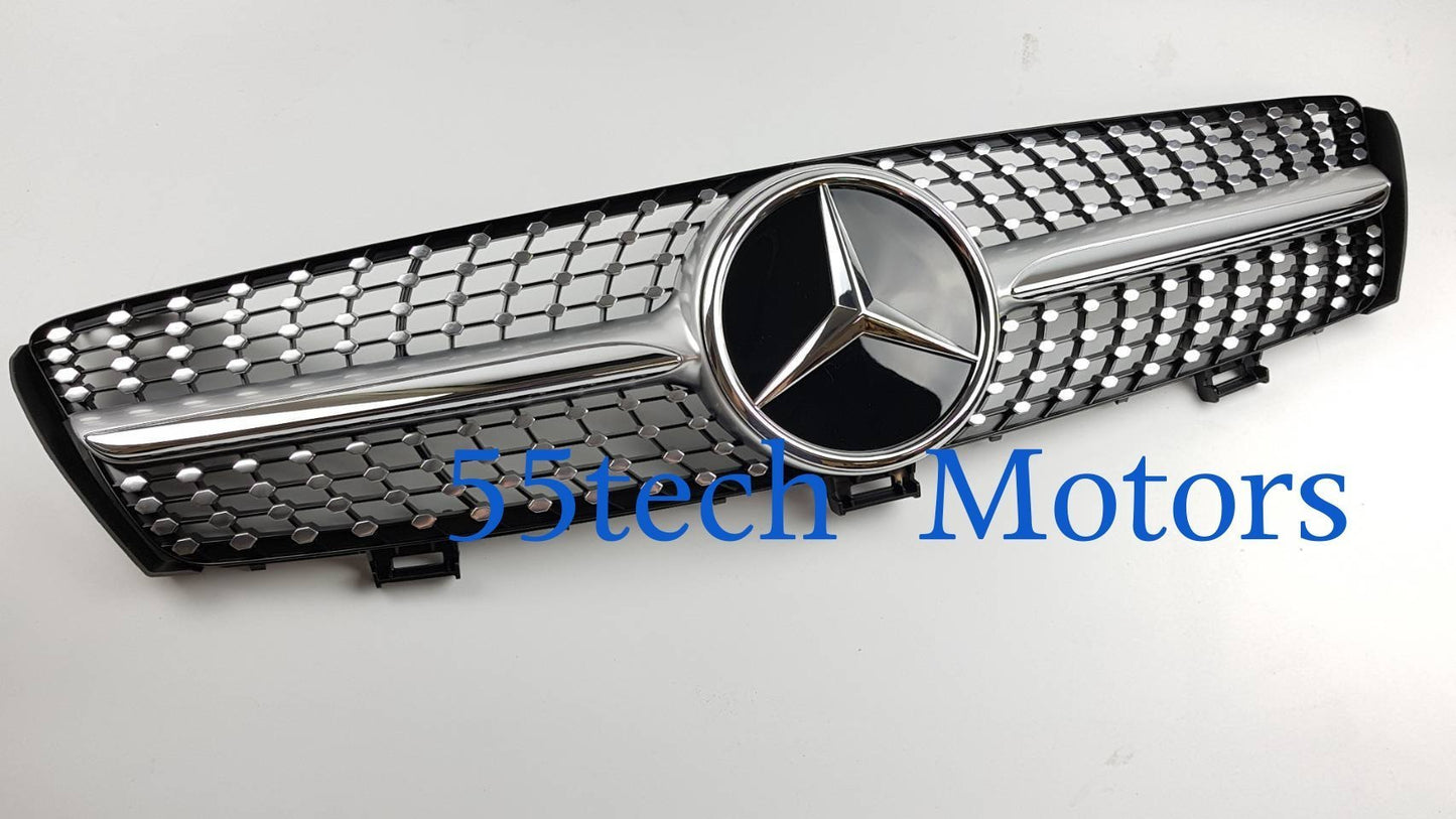 W219 CLS 2004~2008 Diamond Style Grille - 55tech Motors