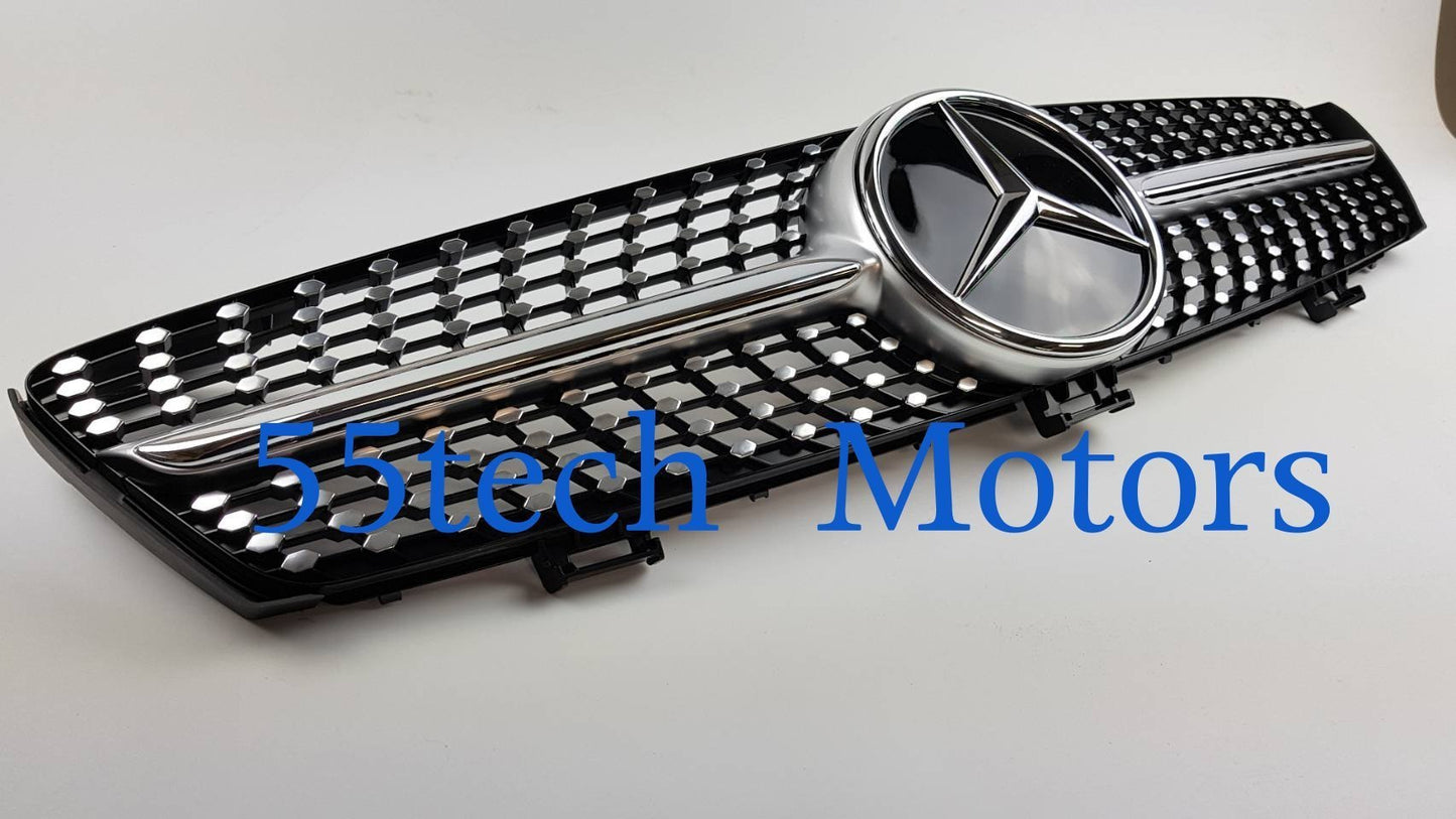 W219 CLS 2004~2008 Diamond Style Grille - 55tech Motors