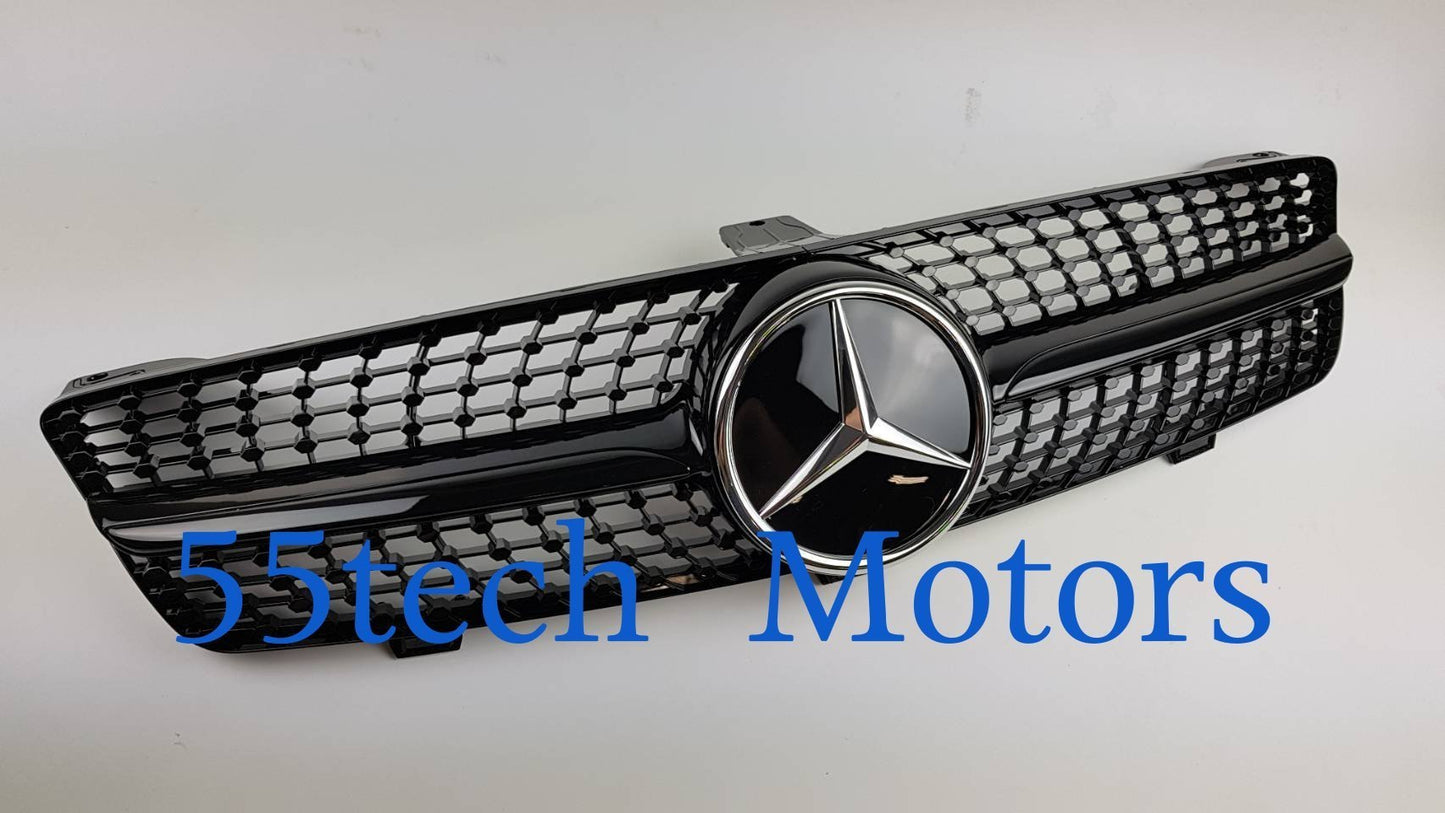 W219 CLS 2004~2008 Diamond Style Grille - 55tech Motors