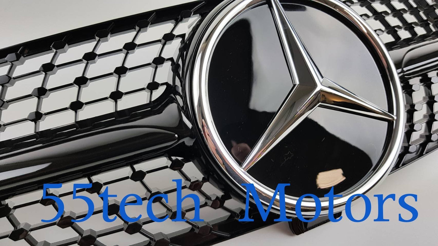 W219 CLS 2009~2010 Diamond Style Grille - 55tech Motors