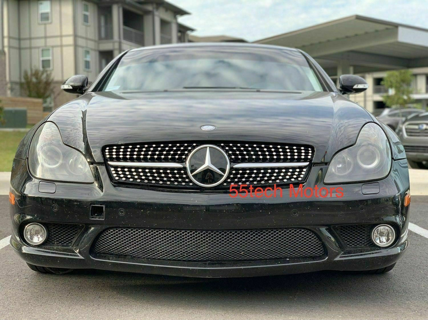 W219 CLS 2004~2008 Diamond Style Grille - 55tech Motors