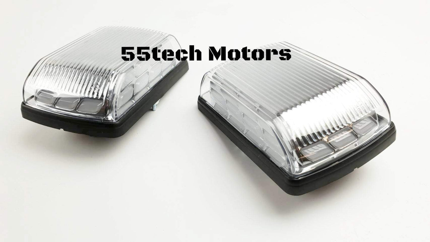 W463 Corner Signal lights Marquee Chrome or Black - 55tech Motors