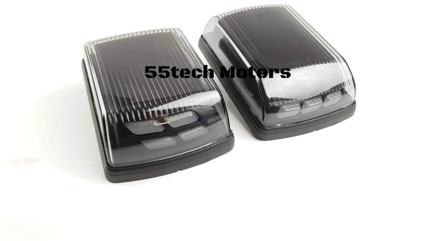 W463 Corner Signal lights Marquee Chrome or Black - 55tech Motors