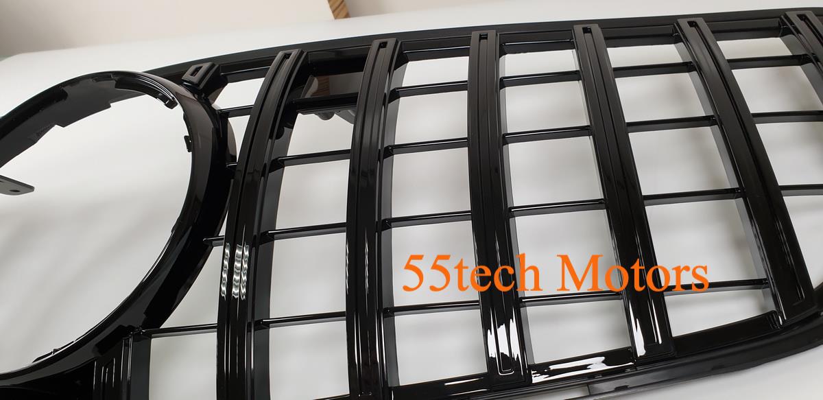 W166 GLE GT R Grille Mercedes GLE300 GLE350 GLE500 GLE400 Benz Grill AMG - 55tech Motors